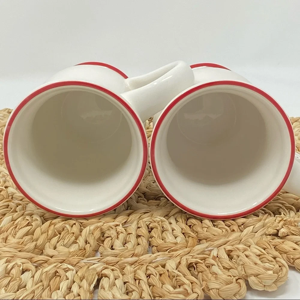 Williams-Sonoma Snowman Chef Mugs 12 oz